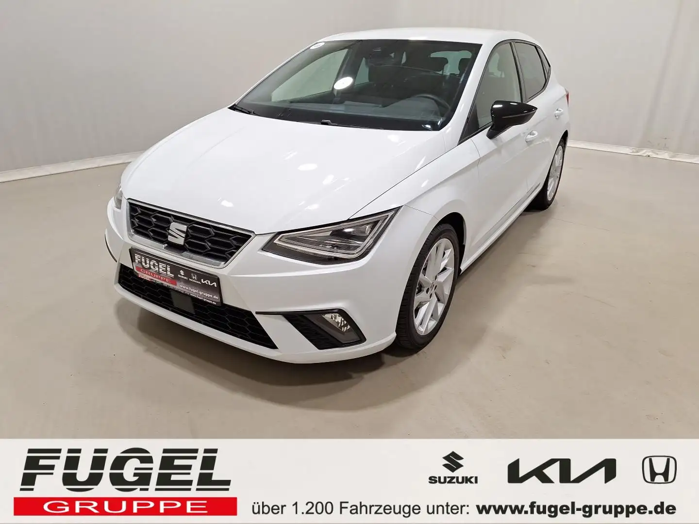 SEAT Ibiza 1.0 TSI FR Sport|LED|Temp.|Klimaaut. Weiß - 1