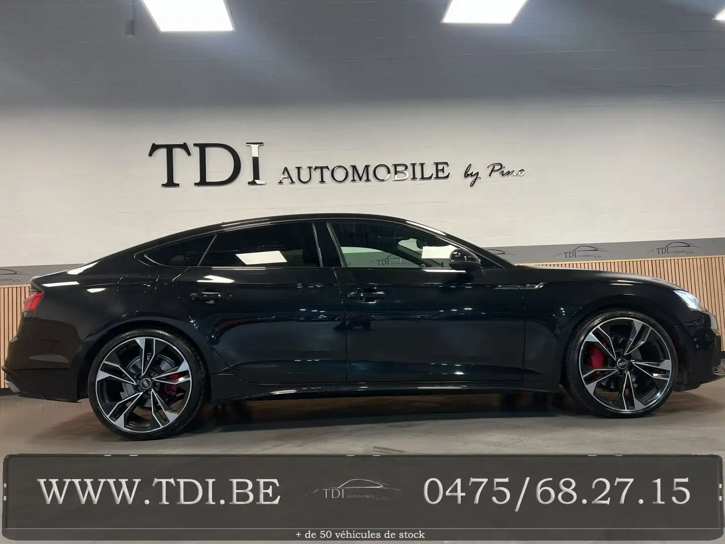 Audi A5 Sportback* TDi Quattro*COMPETITION*204CV*1ER MAIN* Noir - 2