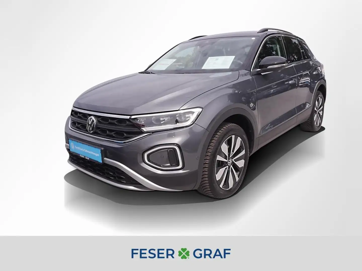 Volkswagen T-Roc 1.5 TSI Move DSG ACC AHK Navi RüKa Sitzh. Grau - 1