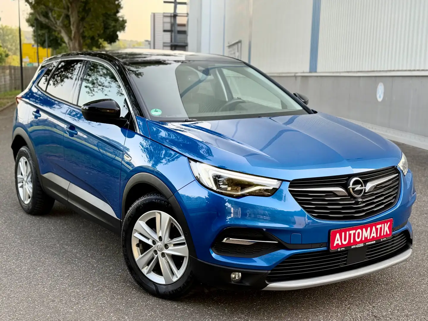 Opel Grandland X 1.HAND-AUTOMATIK-TOP GEPFLEGT Bleu - 1