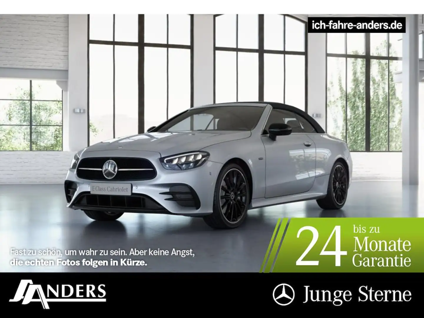 Mercedes-Benz E 220 d AMG NIGHT EDITION+LED+360°+Memory Silber - 1