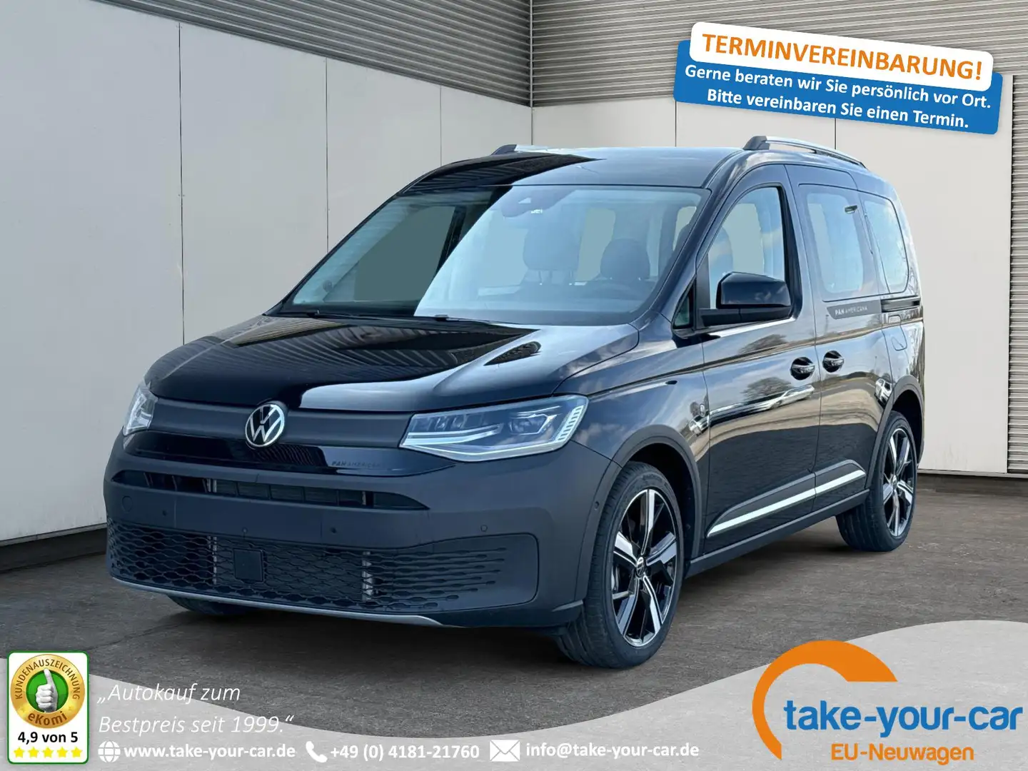 Volkswagen Caddy PanAmericana Life KAMERA+LED+18"ALU+PDC+SHZ+APP... Schwarz - 1