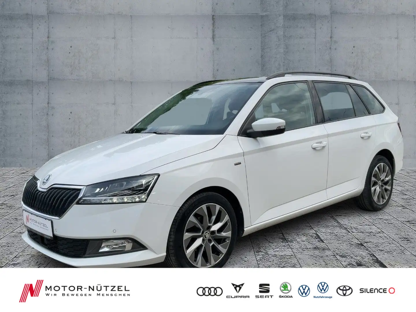 Skoda Fabia Combi 1.0 TSI CLEVER NAVI+PANO+SITZHEIZUNG Wit - 1
