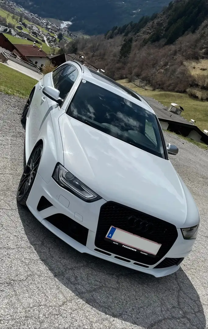Audi RS4 Avant 4,2 FSI quattro S-tronic Weiß - 1