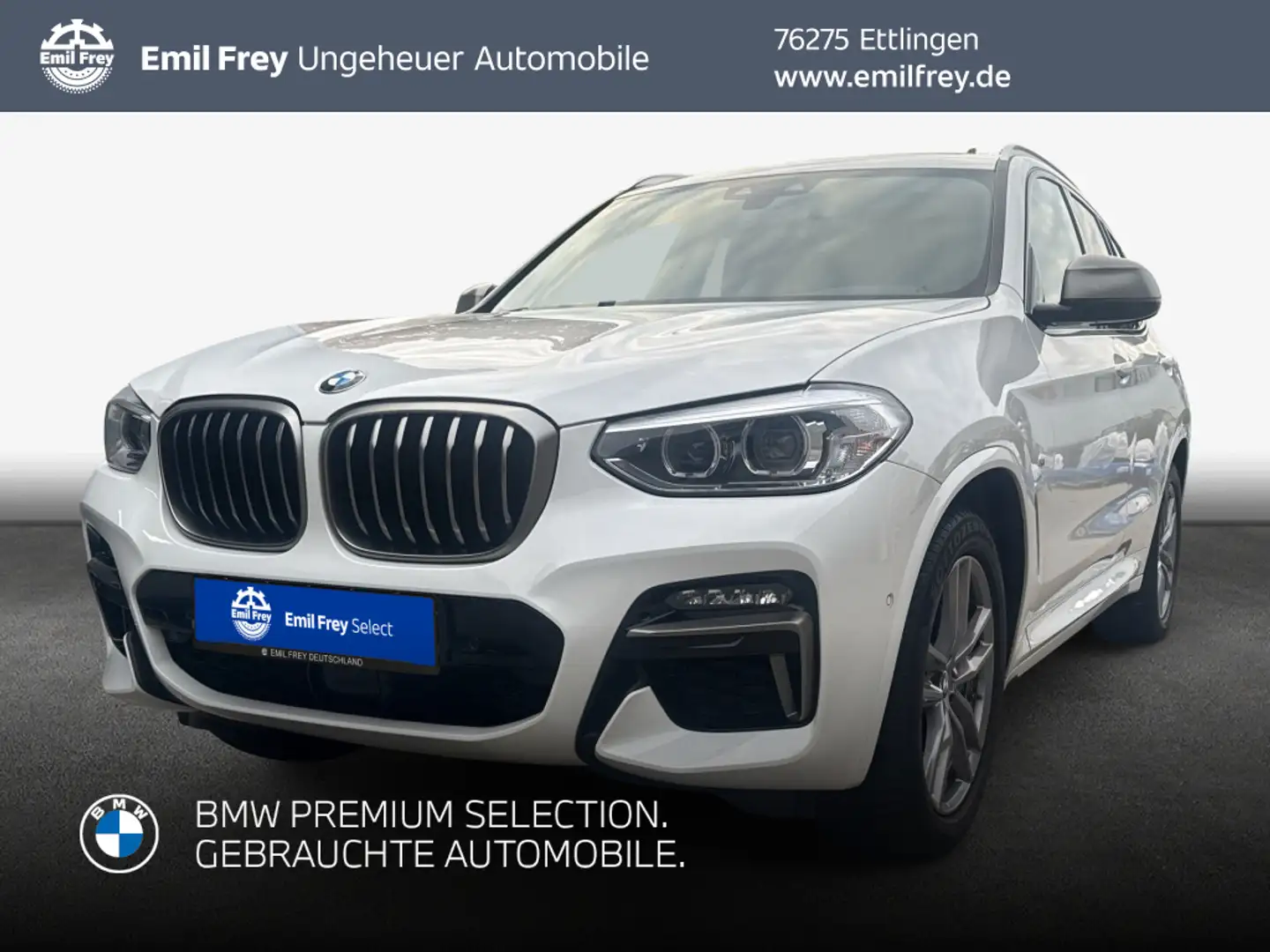 BMW X3 M d Head-Up HiFi Standheizung LED Pano AHK Weiß - 1