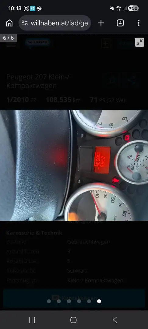 Peugeot 207 207 Junior 1,4 Junior Schwarz - 1