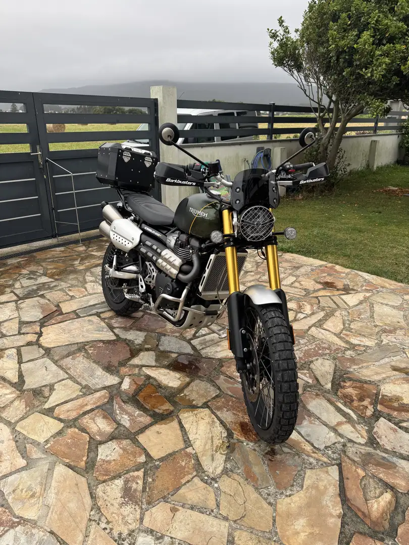 Triumph Scrambler scrambler 1200xe Verde - 1