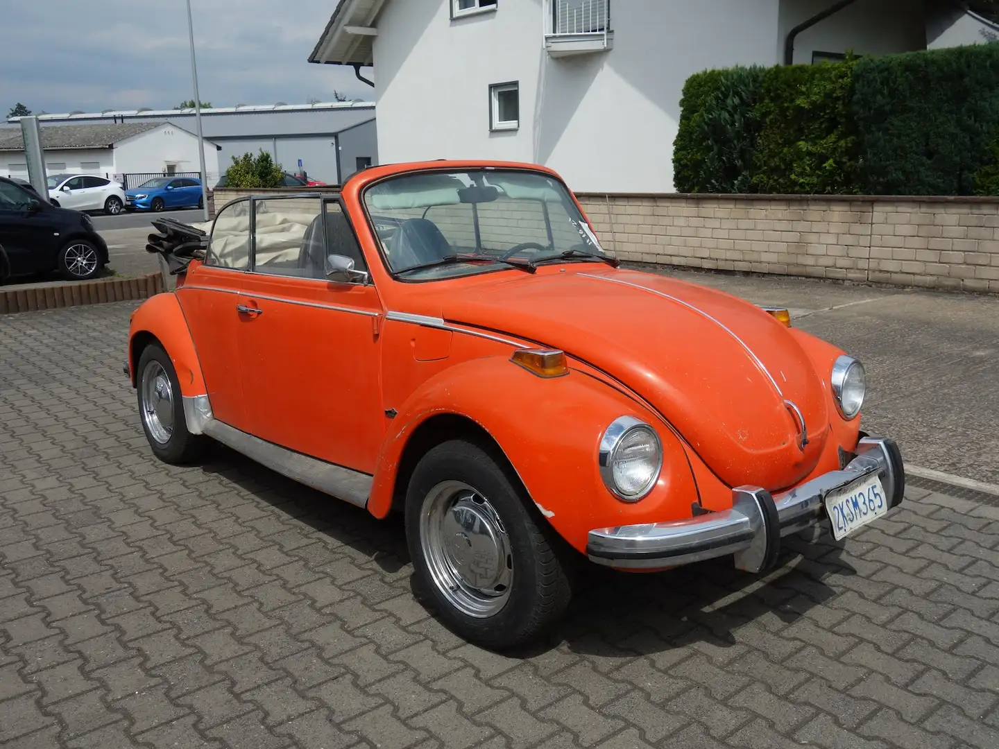 Volkswagen Käfer 1303 Cabrio Top Restaurierungsbasis Orange - 1