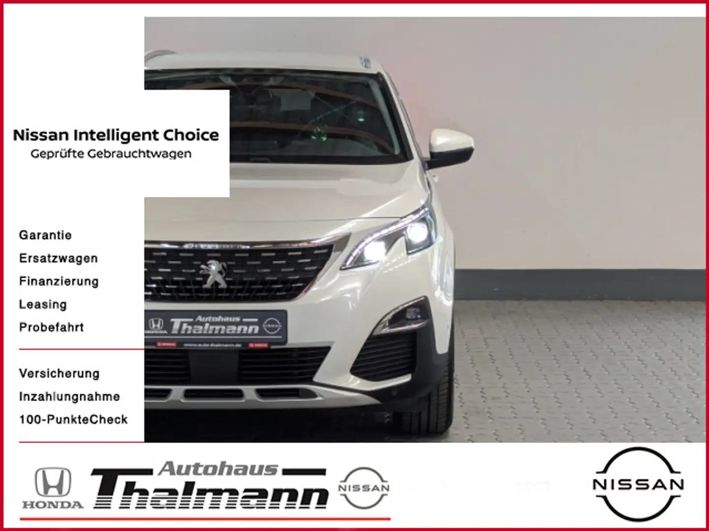 Peugeot 3008 Allure 1.2 PureTech 130 // LED / NAVI // Blanc - 1