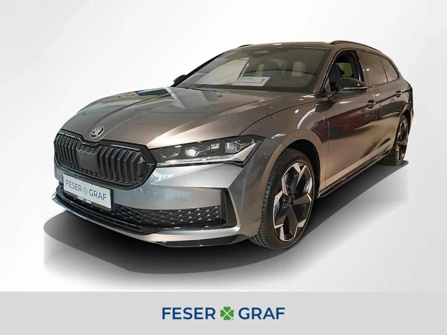 Skoda Superb Combi 1.5 TSI iV Sportline DSG AHK RüKa Grau - 1