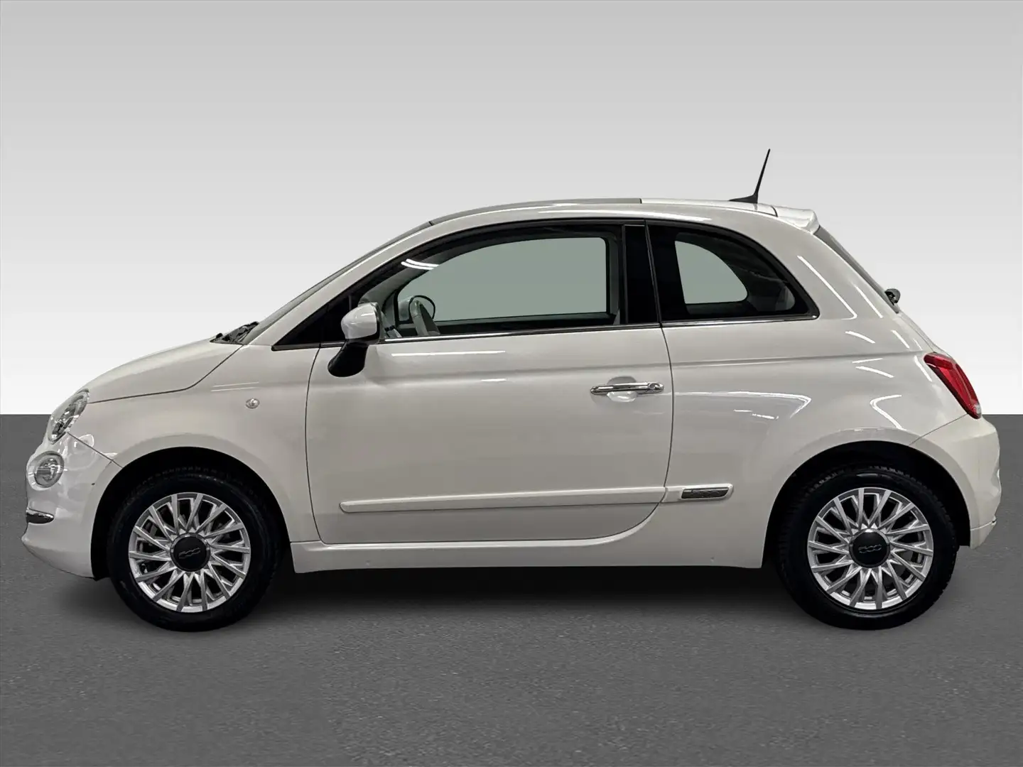 Fiat 500 1.2 LOUNGE 69PK NAVI AIRCO TEL PANODAK Wit - 2