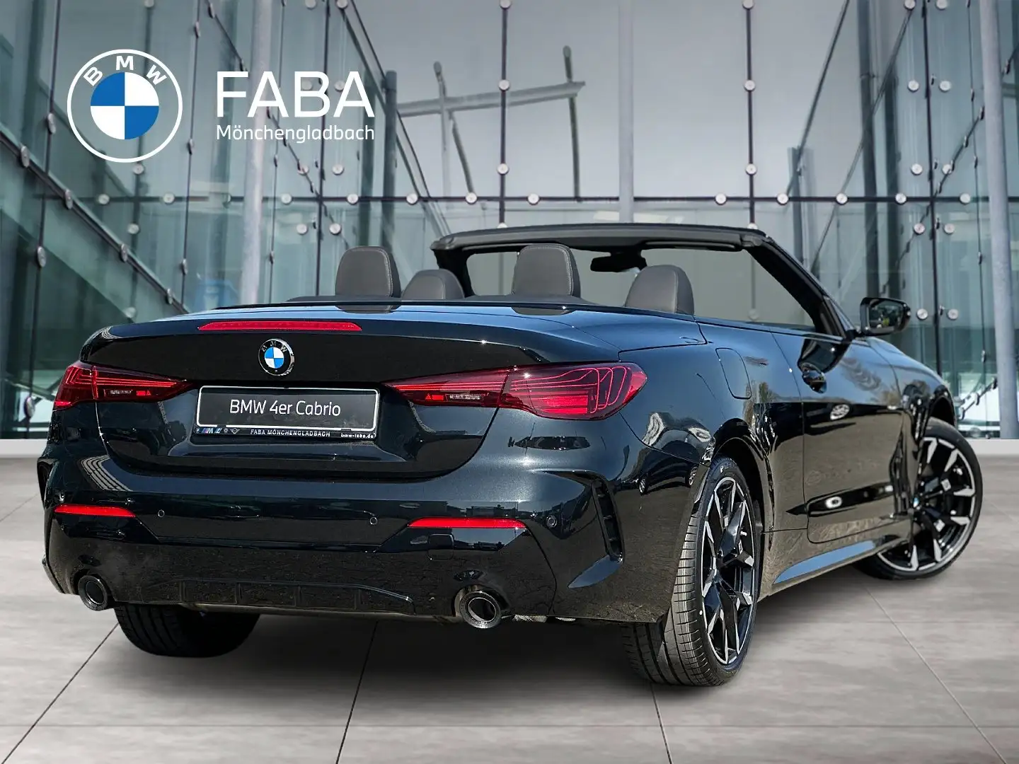 BMW 420 i Cabrio M Sportpaket HiFi DAB LED RFK Shz Schwarz - 2
