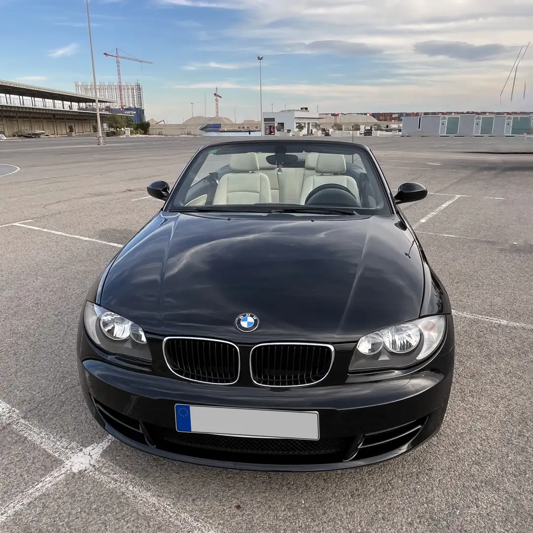 BMW 120 120d Cabrio Negro - 1