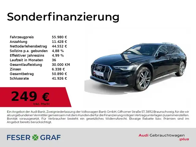 Audi A6 allroad quattro 50TDI Matrix/AHK/Kamera/Pano/ACC/Navi+