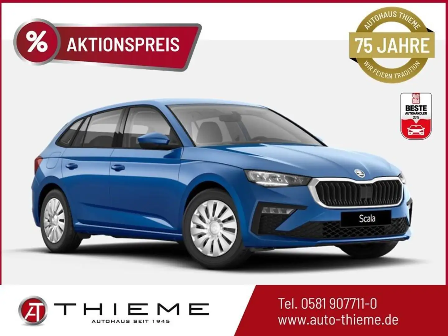 Skoda Scala Drive 130 95PS TSI - SHZ/App/PDC/LED/5J Garanti... - 1