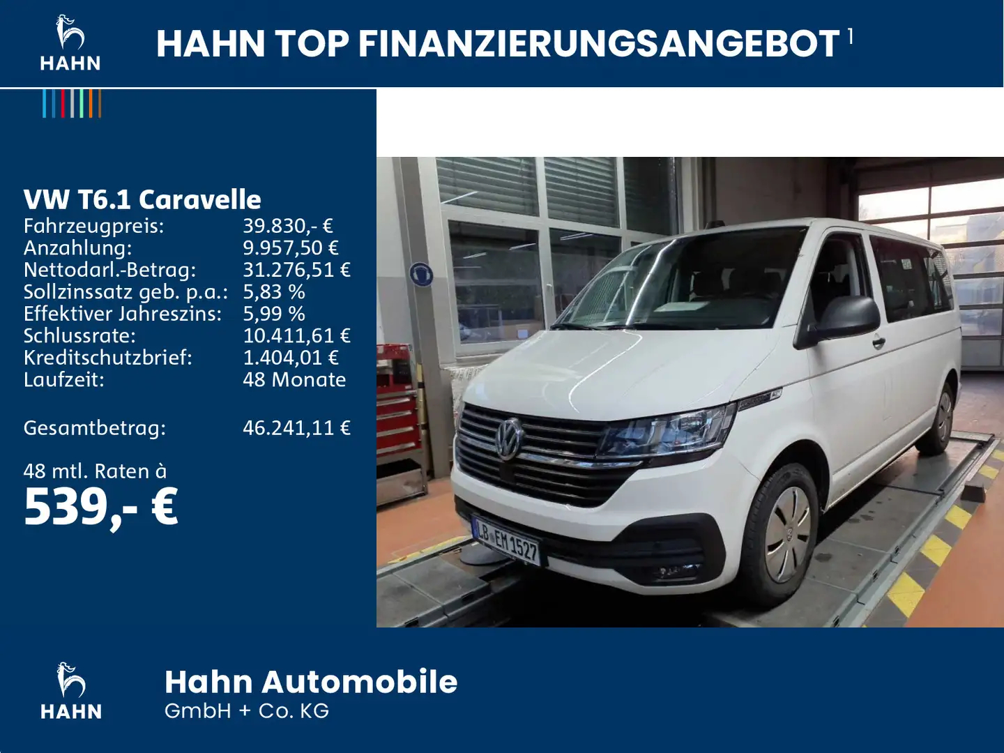Volkswagen T6.1 Caravelle Trendline 2.0TDI 9-Sitzer 3-3-3 P Weiß - 2