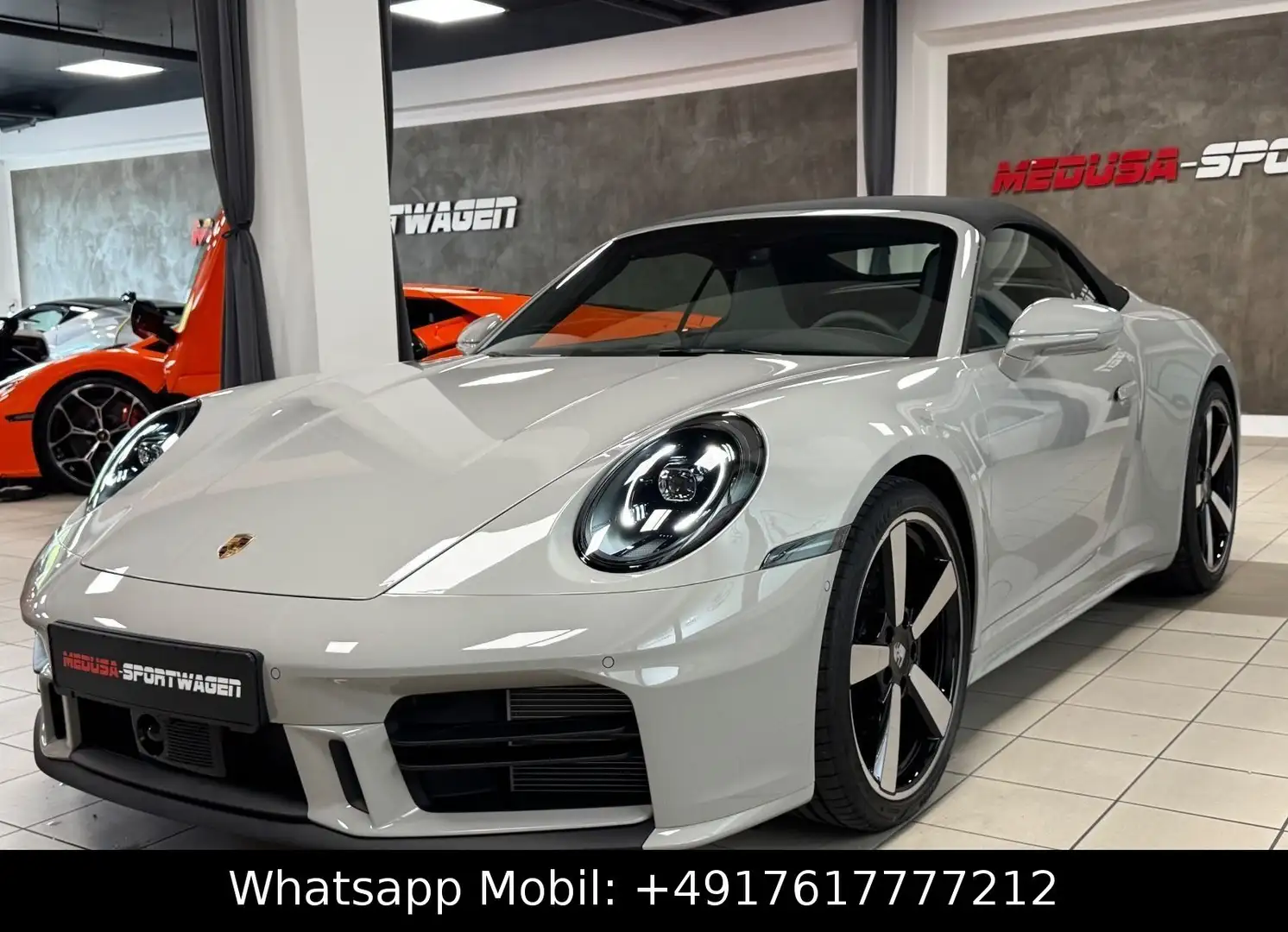 Porsche 911 CARRERA CABRIO FACELIFT SPORTDESIGN BOSE NEW Grau - 1