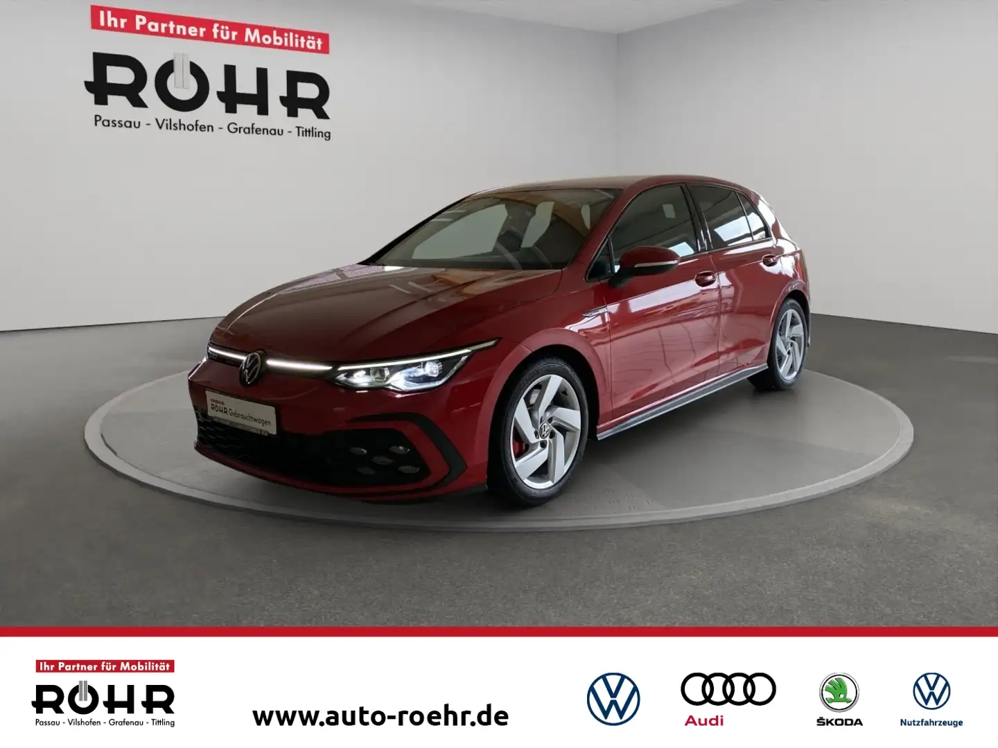 Volkswagen Golf VIII GTI 2.0 TSI BMT DSG (SHZ.Navi.LED.DAB.EPH) Rot - 1