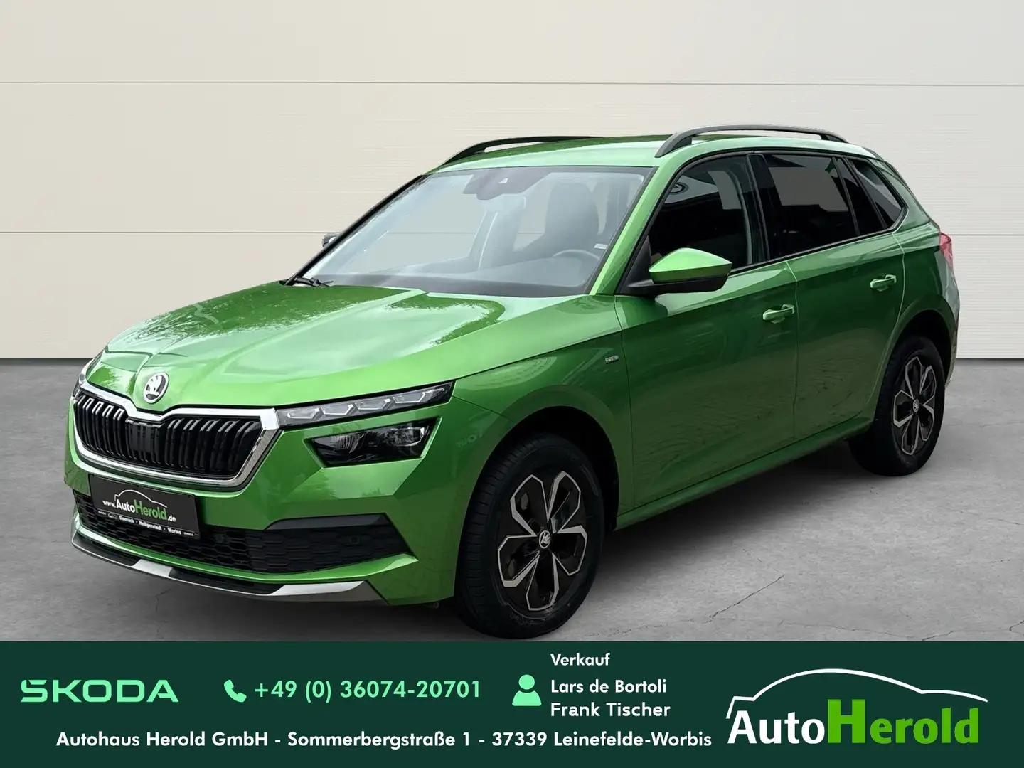 Skoda Kamiq Drive 1,5TSI 110kW+NAVI+PDC+LED+GARANTIE Vert - 1
