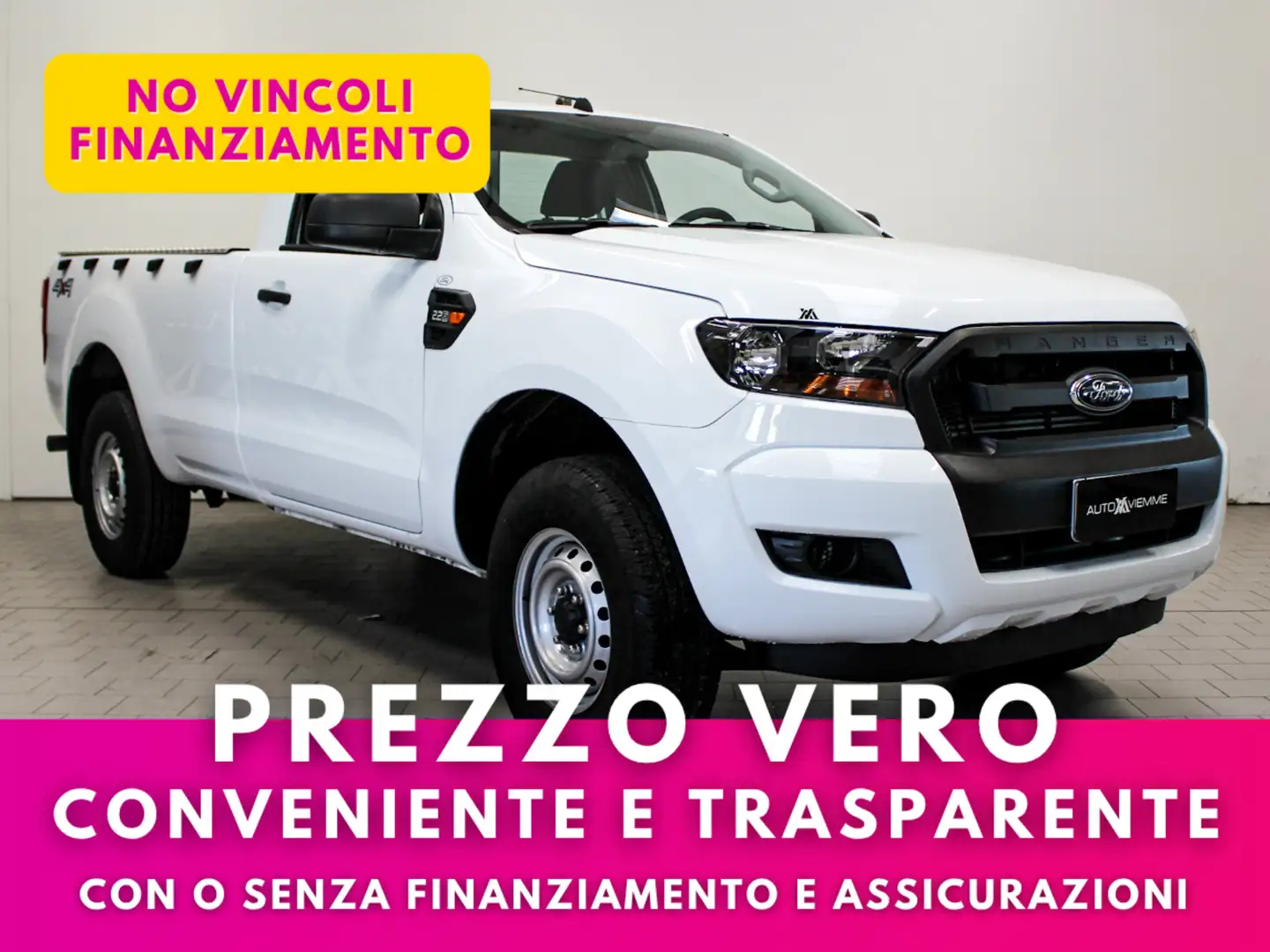 Ford Ranger XL 2.2 tdci single cab 160 cv VII 2016 Bianco - 1