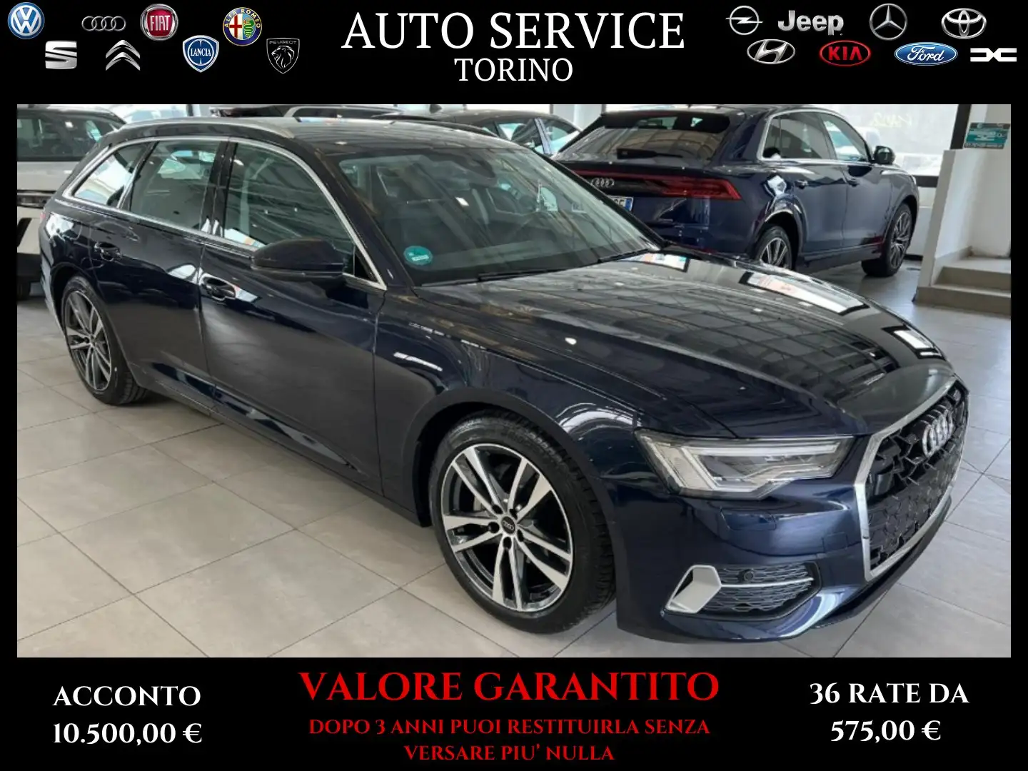 Audi A6 Avant 2.0 tdi mhev204CV business advance NOLEGGIO Blu/Azzurro - 1