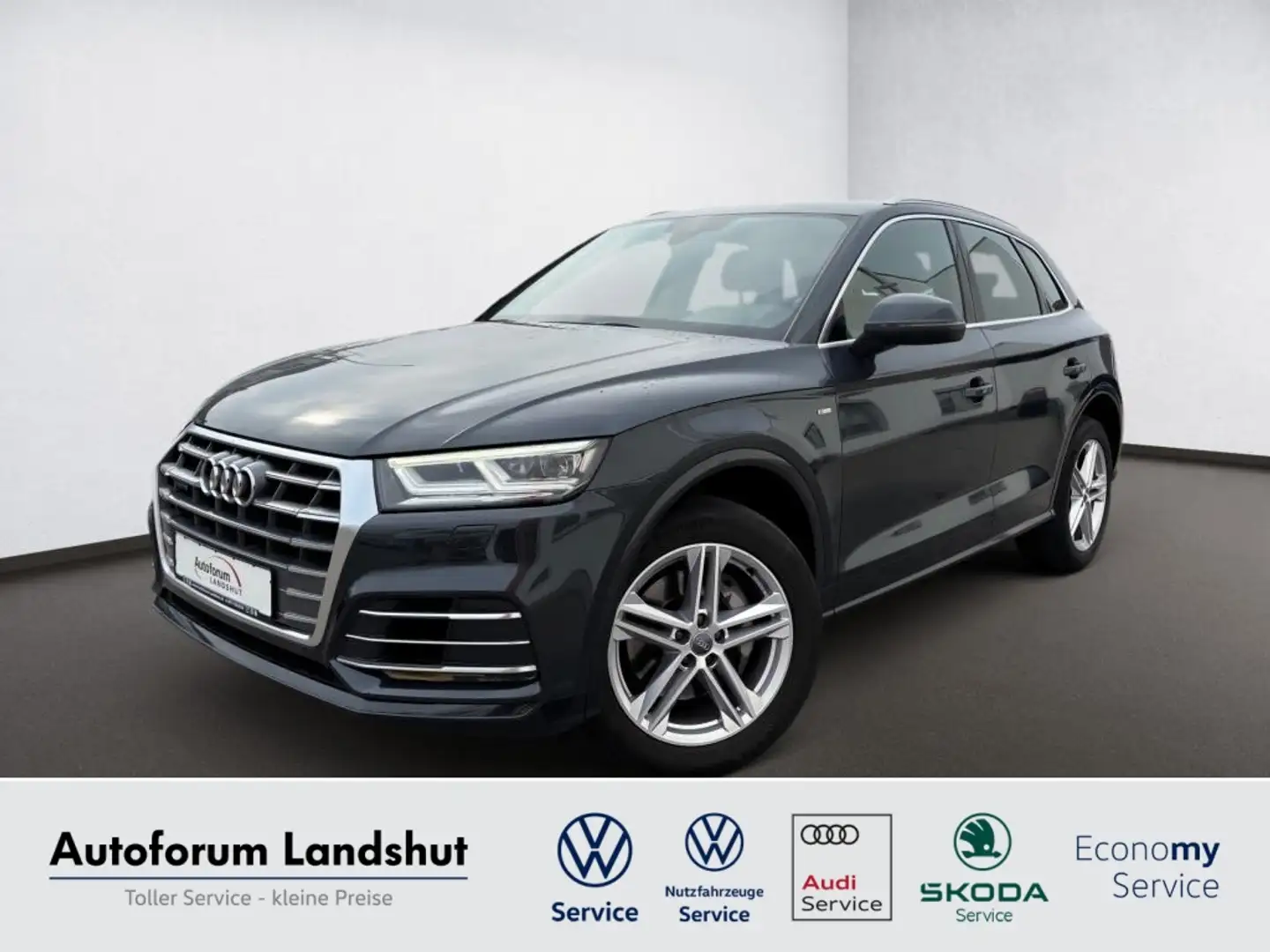 Audi Q5 50 TDI quattro S-line MMI+/LED/VIRT/AHK/MEMO Grijs - 1