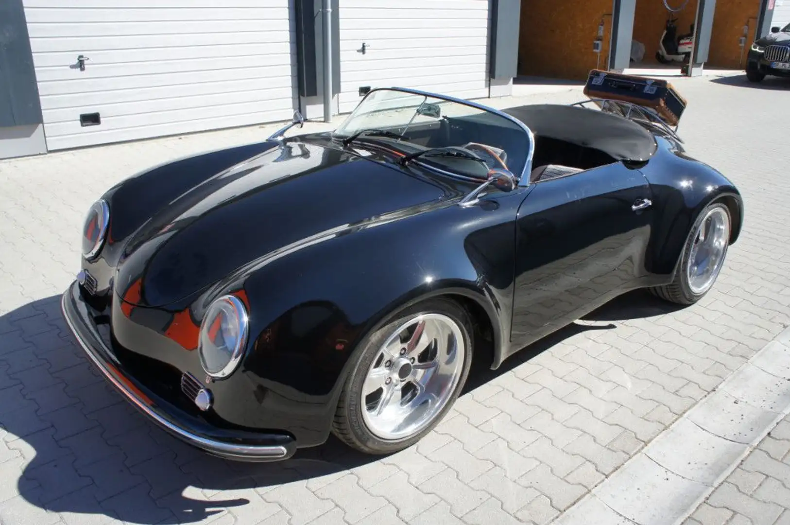 Porsche 356 Vintage Speedster Wide Body Replika VW Negro - 1