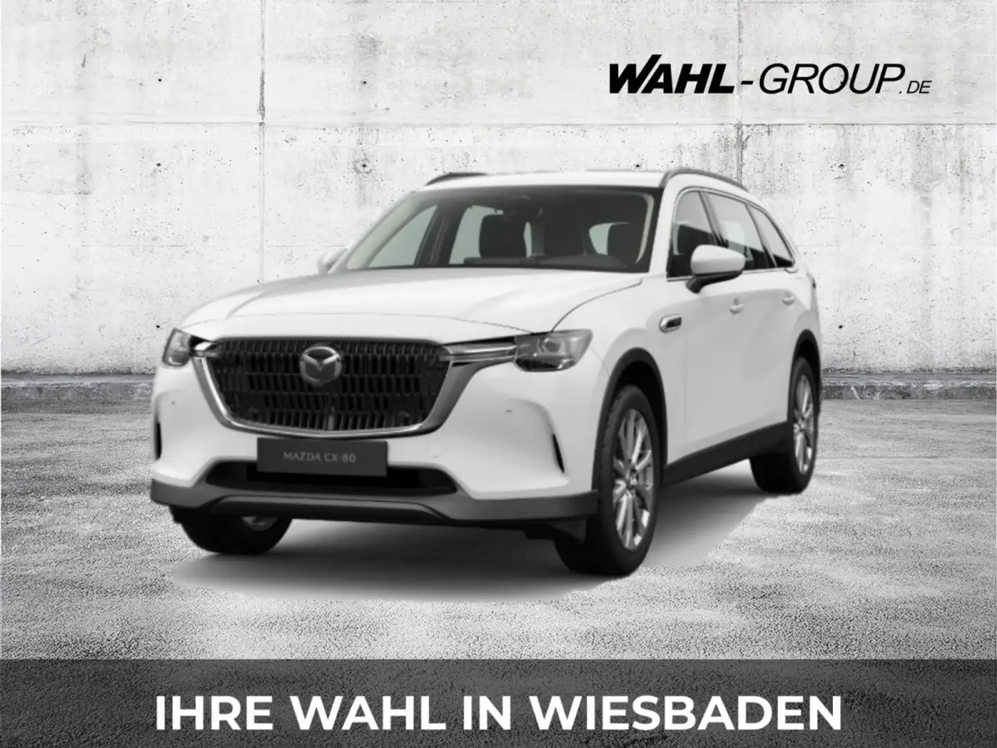 Mazda CX-80 2.5L e-SKYACTIV PHEV 327 EXCLUSIVE-LINE🍀🅱🅴🆂🆃? Weiß - 1