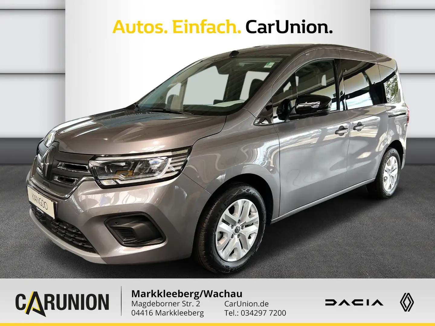 Renault Kangoo E-TECH 100% el. Paket Equilibre EV45 AC22 Grigio - 1