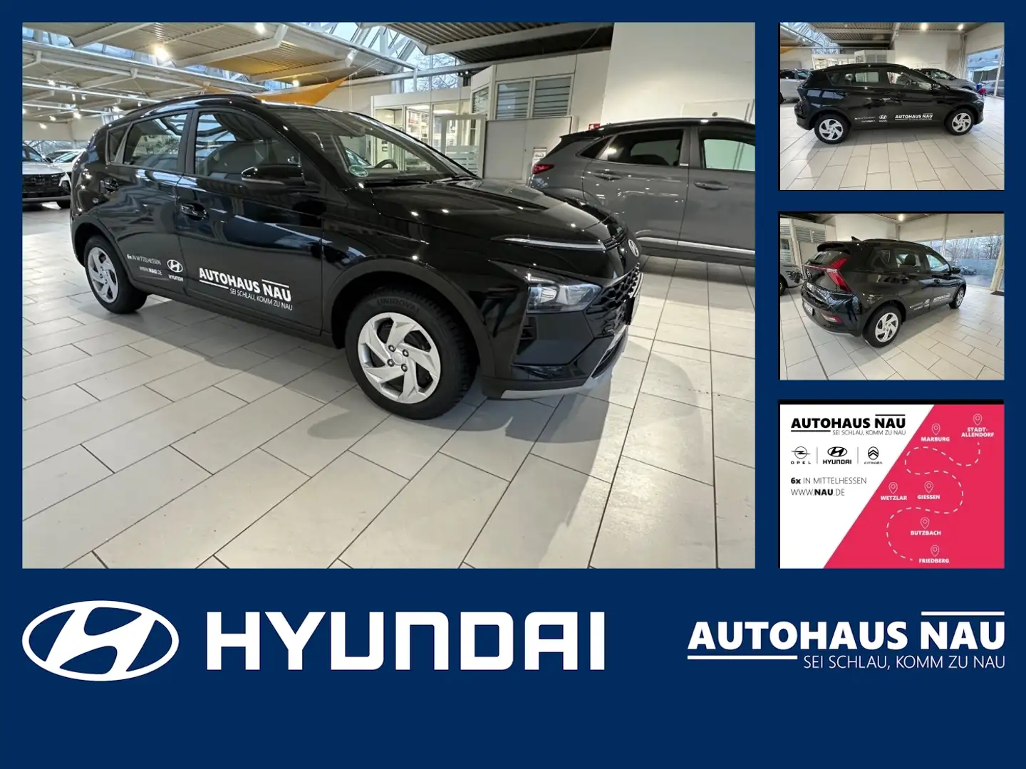 Hyundai BAYON 1.0 Turbo Select inkl. BigDeal Insp. Schwarz - 1