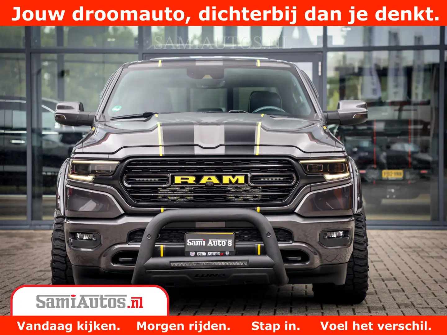 Dodge RAM 1500 LIMITED CUSTOM | FULL OPTION | LUCHT REMSYSTE Grau - 2