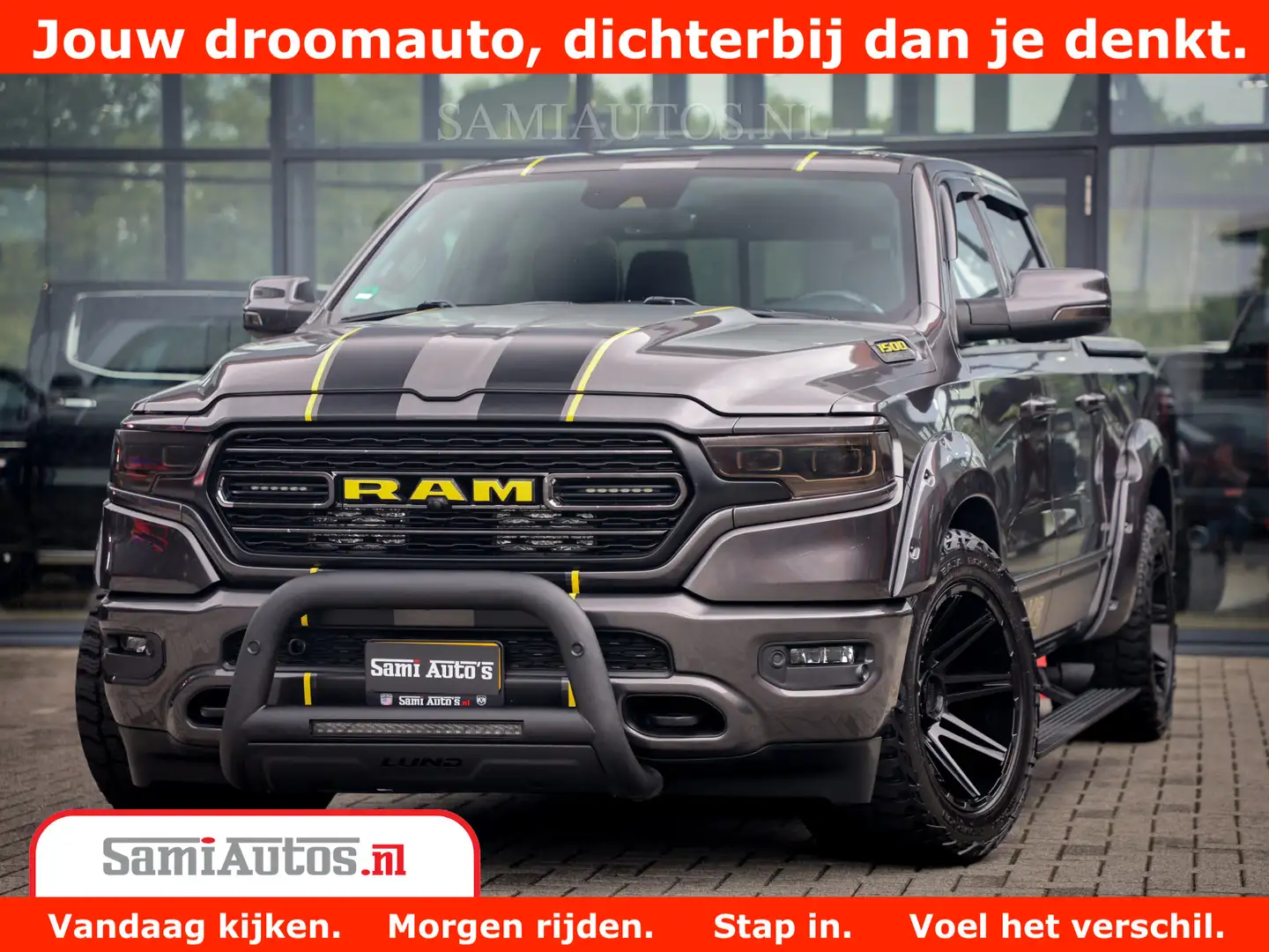 Dodge RAM 1500 LIMITED CUSTOM | FULL OPTION | LUCHT REMSYSTE Grau - 1