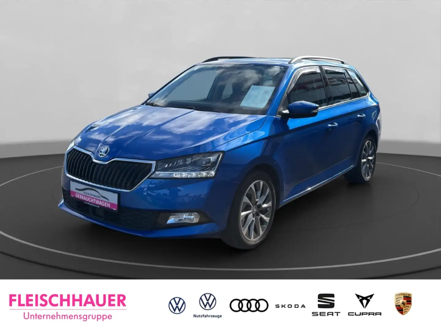 Skoda Fabia Combi Best of TSI 1.0 DSG+LED+SHZ+DAB Blau - 1