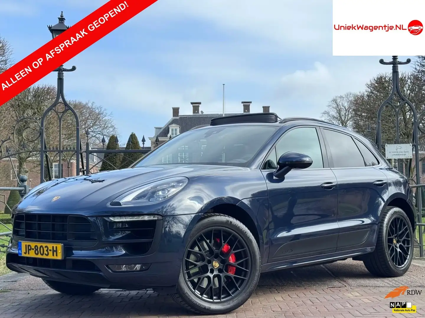 Porsche Macan 3.0 GTS | NL-AUTO! | DEALER OH! Bleu - 1