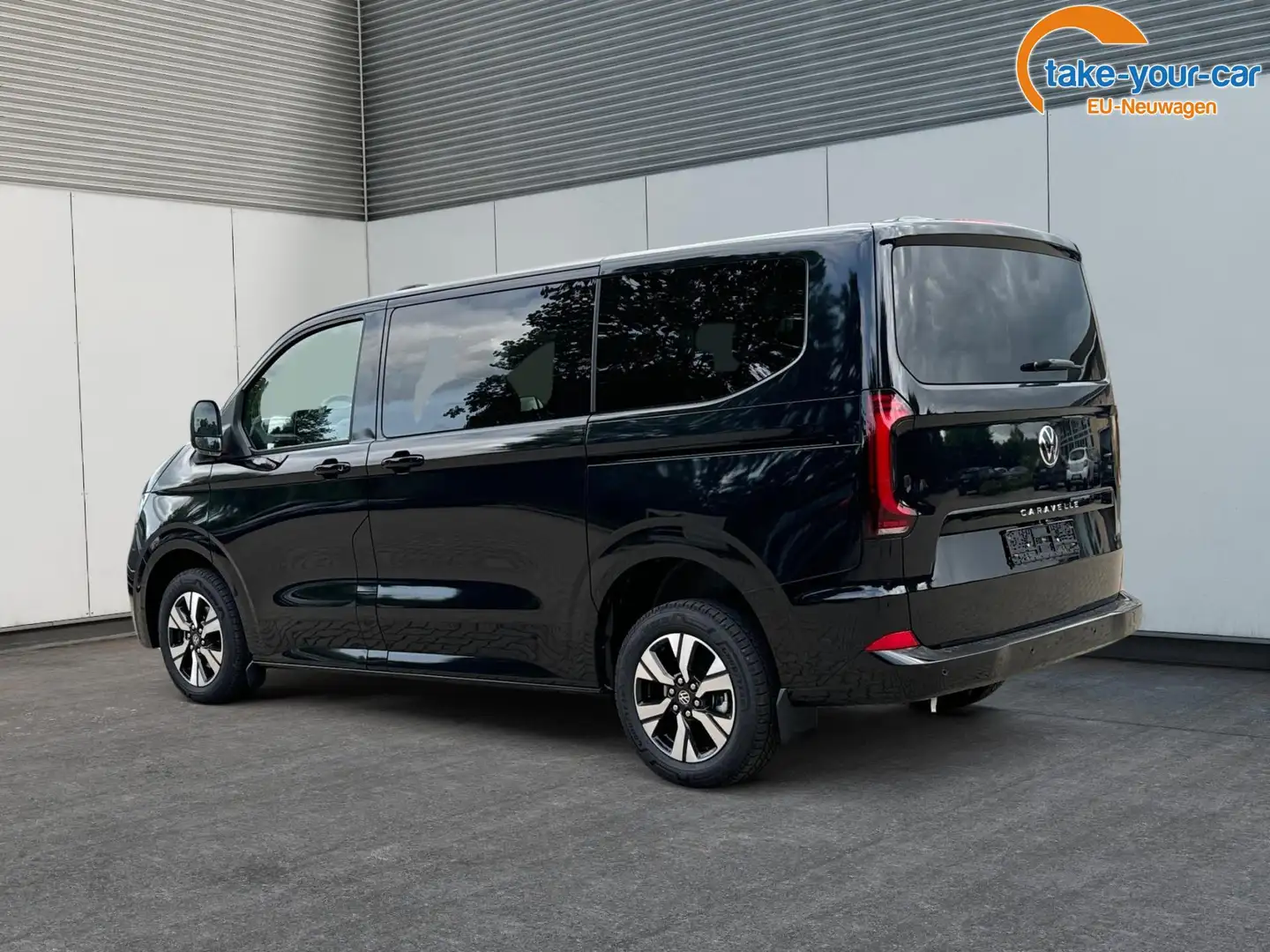 Volkswagen T7 Caravelle Style KR AHK+MATRIX+NAVI+SOUND+ACC+SHZ+KAMERA+P... Negro - 2