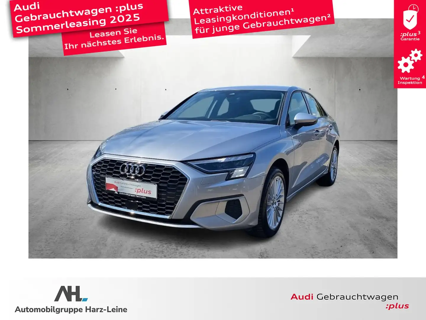 Audi A3 Limousine advanced 35 TFSI Matrix-LED, Navi + Argento - 1