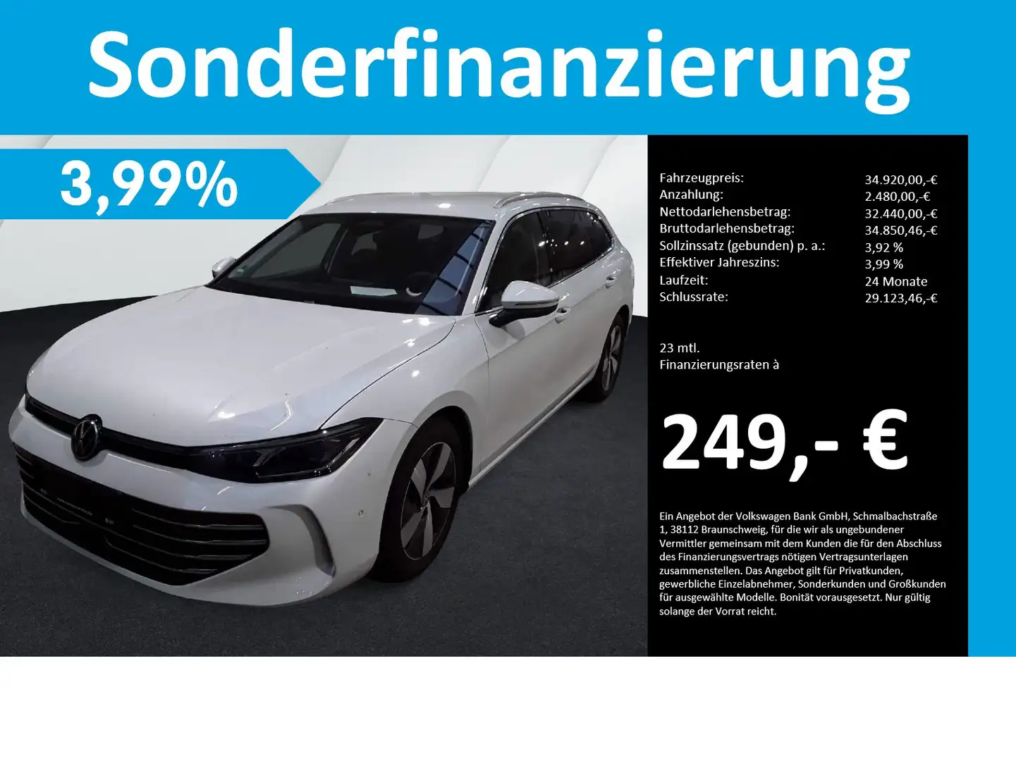 Volkswagen Passat Variant 2.0 TDI DSG Elegance MATRIX AHK Weiß - 1