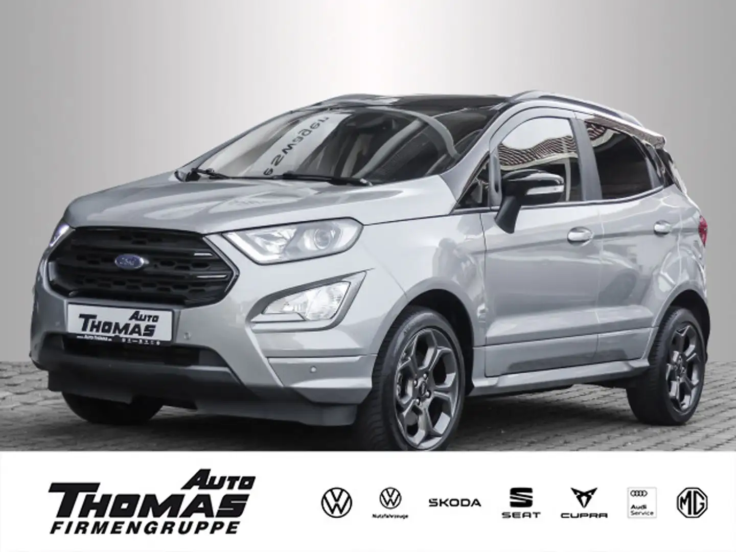 Ford EcoSport ST-Line 1.0 EcoBoost NAVI+PDC+KLIMA Zilver - 1