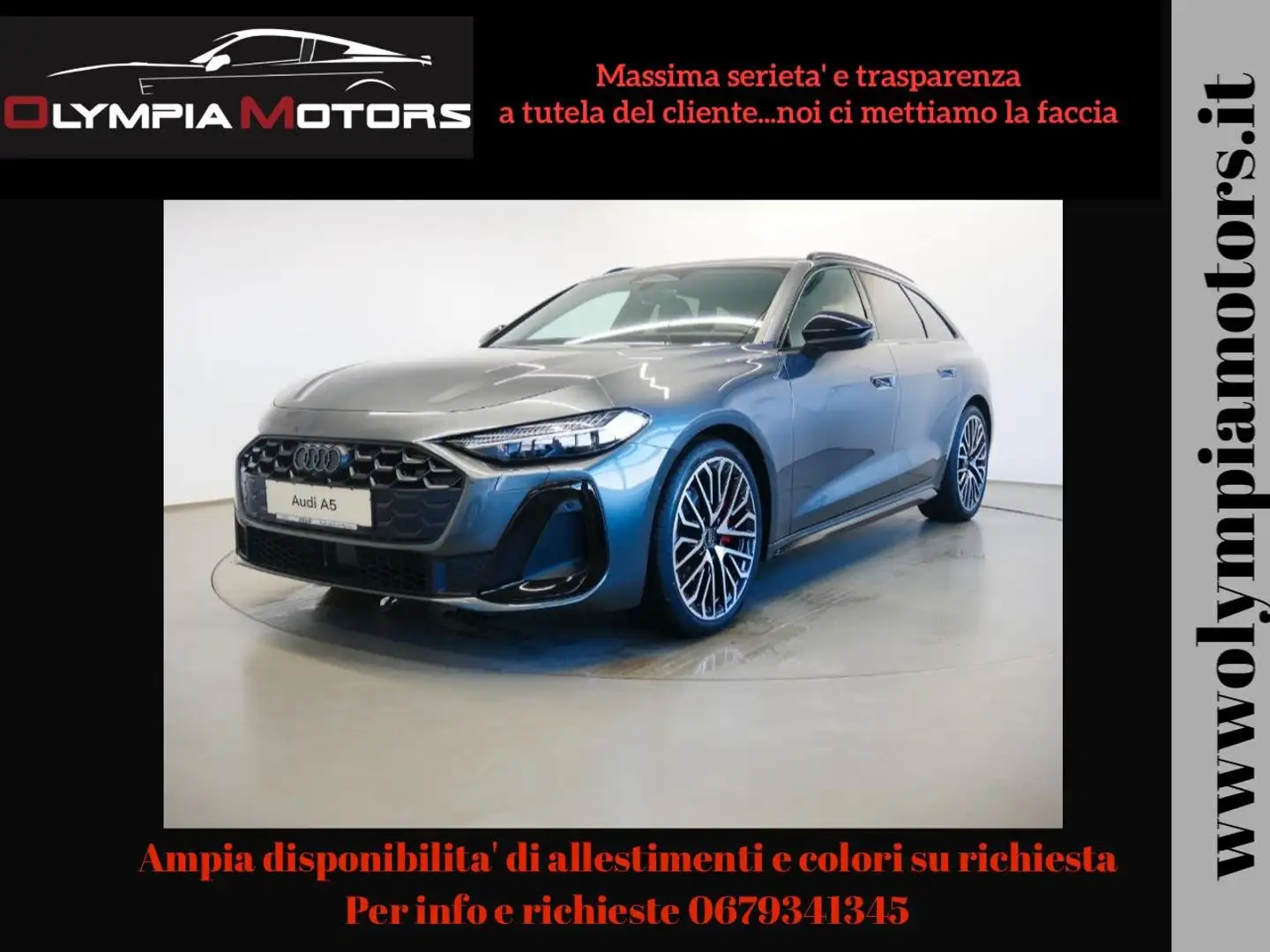 Audi A5 AVANT 40D QUATTRO S LINE EDITION 20 MATRIX BLACK Grigio - 1
