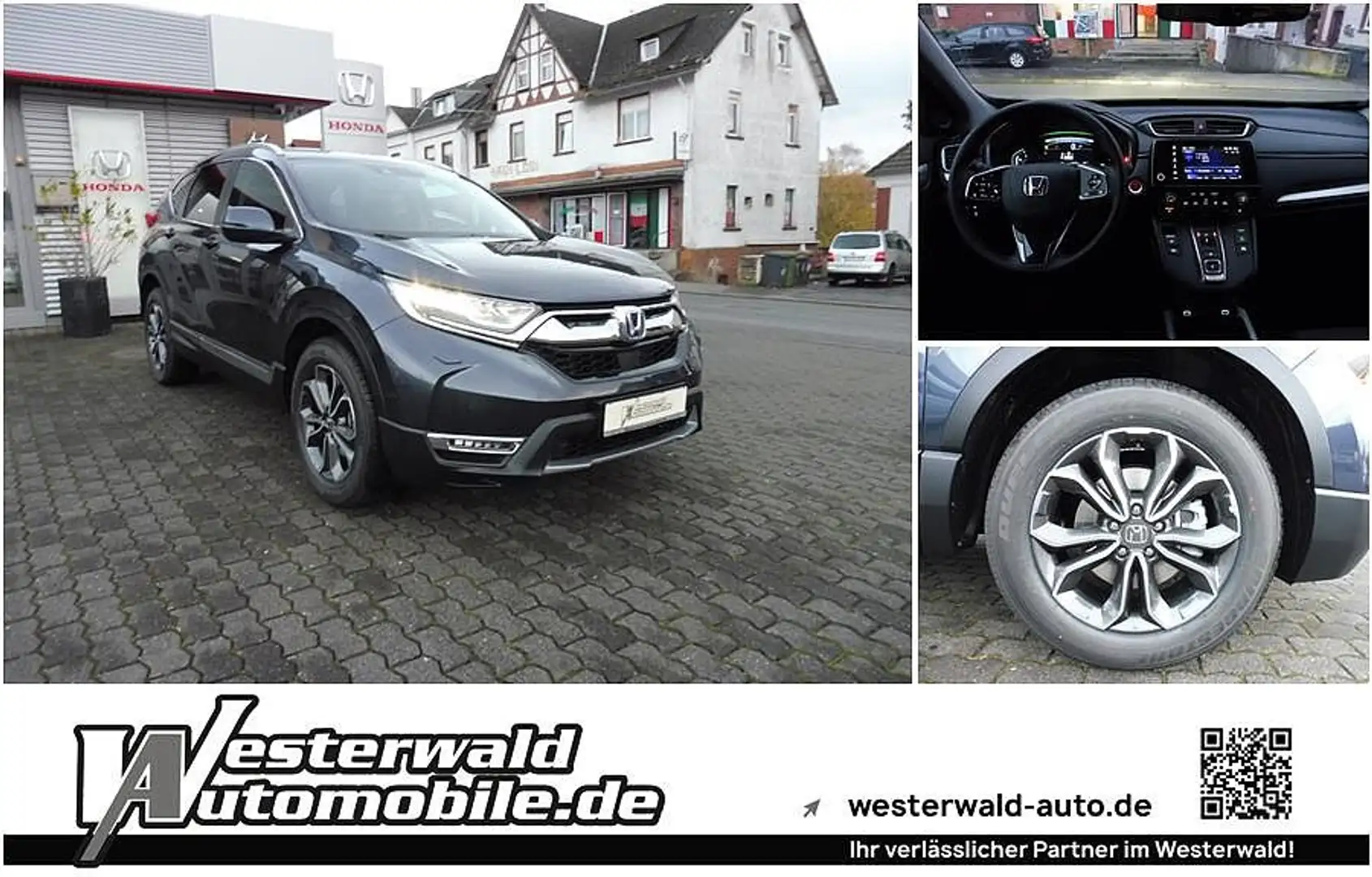 Honda CR-V e:HEV 2.0 i-MMD Hybrid 4WD Lifestyle / Leder / Nav Bleu - 1