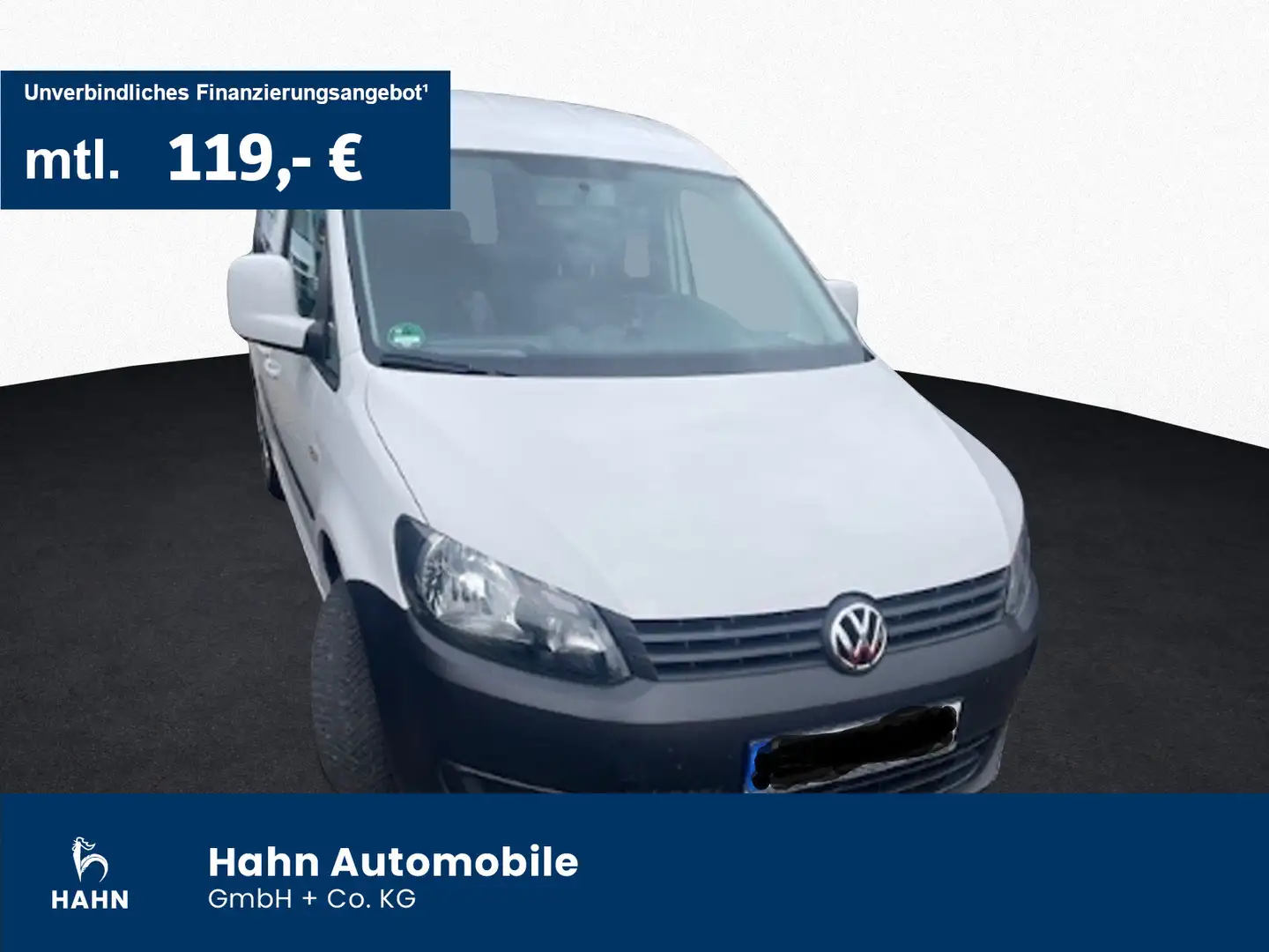 Volkswagen Caddy 1.2TSI Soccer Trendl Klima MFA AHK Radio Blanc - 1