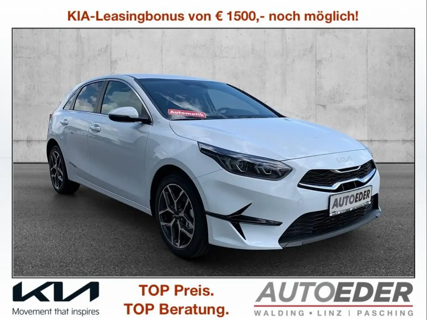Kia Ceed / cee'd ceed 1,5 TGDI Gold 48V DCT Weiß - 1