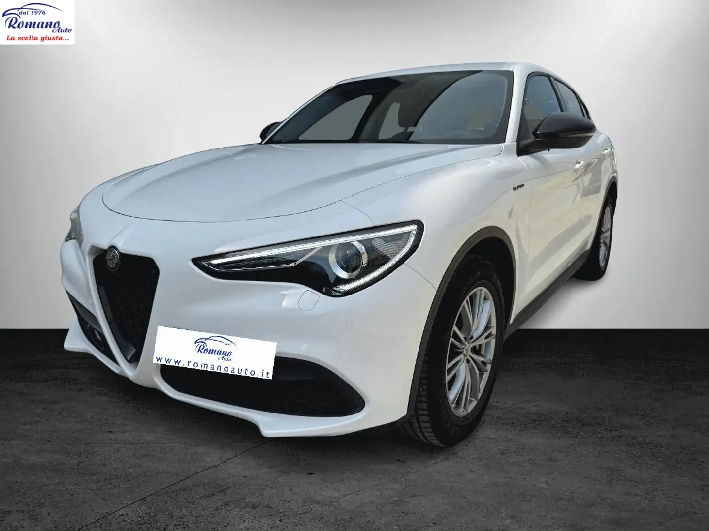 Alfa Romeo Stelvio 2.2 t Super rwd 160cv auto Bianco - 1