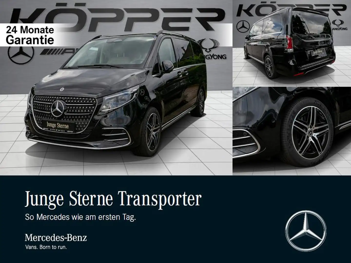 Mercedes-Benz V 300 d AMG L AHK neues Modell Kamera Avantgarde Black - 1
