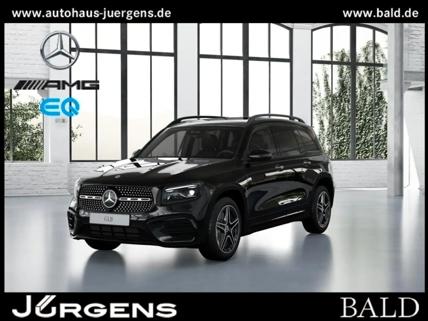 Mercedes-Benz GLB 220 4M AMG-Premium/ILS/Pano/AHK/360/Night/19 Schwarz - 1