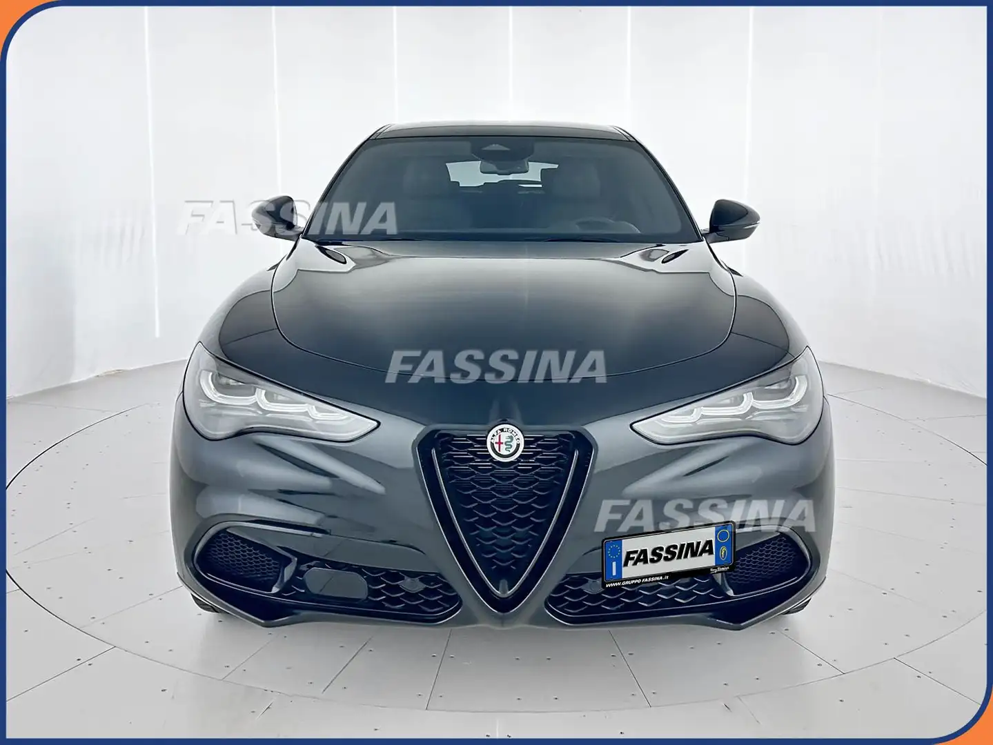 Alfa Romeo Stelvio 2.2 Turbodiesel 210 CV AT8 Q4 Intensa Zwart - 2