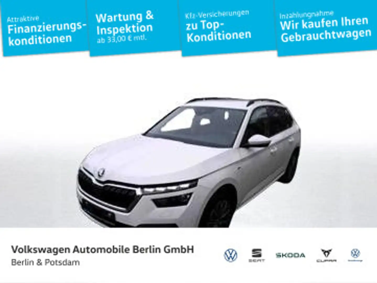 Skoda Kamiq 1.0 TSI Tour OPF (EURO 6d) Weiß - 1