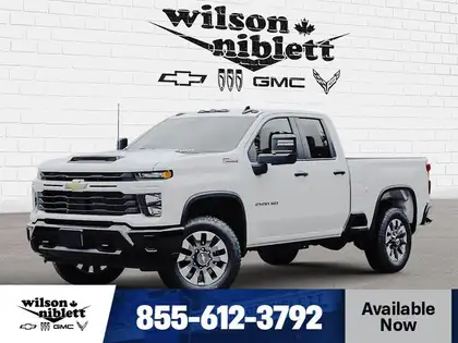 White 2026 Chevrolet Silverado 2500HD Pickup Truck Four-Wheel Drive Automatic