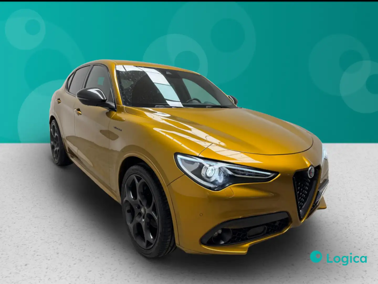 Alfa Romeo Stelvio 2.2 Turbo Veloce Geel - 1