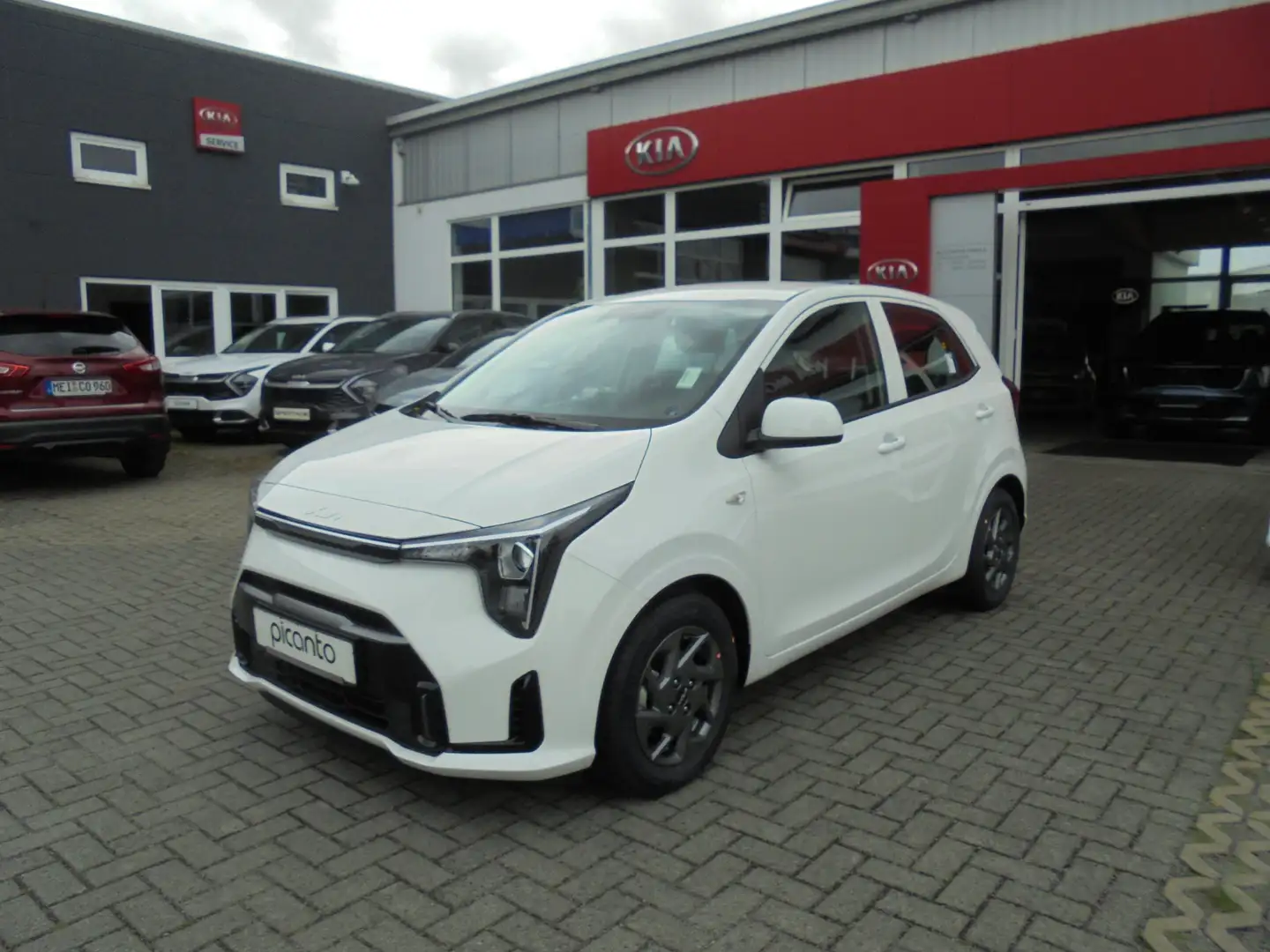 Kia Picanto Vision 1.0 DPI 5AMT 4S Navi Winterpaket Tempomat Blanc - 2